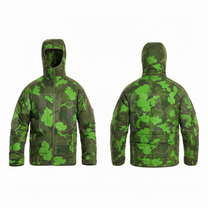 Veste à capuche camouflage imperméable légère et coupe décontractée, taille personnalisée, coupe-vent, veste décontractée d'extérieur personnalisée pour hommes - Product Image 4