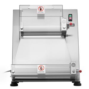 Laminoir à pâte électrique commercial 390W en acier inoxydable, presse à pizza 3-16 pouces, machine à pâtes semi-automatique pour la pâtisserie - Product Image 1