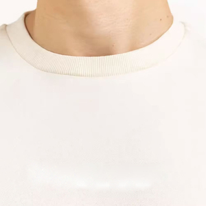 เสื้อสเวตเชิ้ตคอกลมคุณภาพสูงสำหรับผู้ชาย ทรงโอเวอร์ไซส์ สีพื้น ผ้าถักโพลีเอสเตอร์/คอตตอนฟลีซ ระบายอากาศได้ดี เหมาะสำหรับฤดูหนาว - Product Image 5