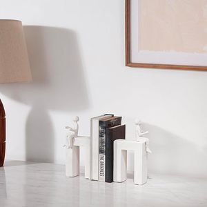 Sujetalibros Modernos de Metal Pulido para Decoración Tradicional del Hogar, que Aportan Líneas Limpias y un Estilo Funcional para los Estantes - Product Image 1