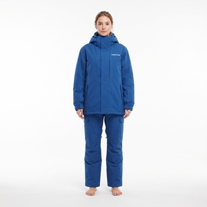 Chaqueta de Esquí Impermeable para Mujer Hawk Eye con Capucha, Aislamiento Sintético Azul, Ropa de Invierno para Exteriores - Product Image 5