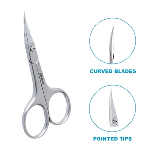 Ciseaux de manucure professionnels personnalisés, manche en céramique, coupe droite fine et précise, pour cuticules, en acier inoxydable, pour droitiers - Product Image 4