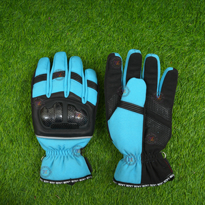 Gants de moto Softshell imperméables pour motards, haute visibilité, réfléchissants, avec paume antidérapante et doublure intérieure chaude - Product Image 6