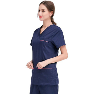 Ensemble de blouses médicales unisexe en Spandex/Polyester de qualité supérieure, personnalisable, avec détection d'aiguilles, pour infirmières (femmes) - Product Image 3