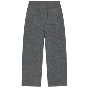 Pantalon de jogging tricoté marron à jambe large, taille élastique, style décontracté, unisexe, coupe confortable, fabrication OEM, qualité supérieure - Product Image 2