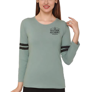 T-shirt à manches longues léger et respirant pour femme, tissu doux, haut décontracté et tendance, adapté à un usage quotidien et aux voyages - Product Image 1