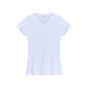 Camiseta de Mujer de Manga Corta con Cuello Redondo, 100% Algodón, Precio Directo de Fábrica, Venta al Por Mayor, Impresión por Transferencia Térmica, Estilo Vintage, Transpirable y de Secado Rápido - Product Image 1