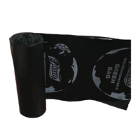 Bolsas de Basura Reutilizables de Polietileno Negro de Alta Resistencia de 3 Mil, Ecológicas, Reciclables, Certificadas ISO9001, Precio Económico, OEM