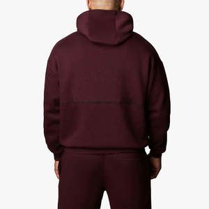 Sudadera con Capucha Oversize de Estilo Urbano Moderno para Hombre, Sudadera Deportiva Casual con Diseño Holgado y Cómodo - Product Image 3
