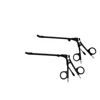 Pinces d'aspiration bipolaires Stammberger, instruments chirurgicaux, lot de 2 pièces, angle de la pointe 15° 45°, manuelles, réutilisables, stérilisées à haute température