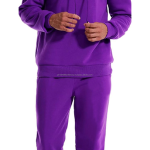 High Quality Custom Heavyweight Pullover Hoodie Tracksuit for Men 100% Cotton Sweatpants Hoodie Set Eco-Friendly Hooded Winter - Product Image 5