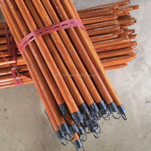 Suministro a granel de Vietnam, mango de plástico de PVC, 120cm, palo de escoba de madera de eucalipto, diseño de grano, recogedor de uso doméstico, bolsa empaquetada limpia - Product Image 6