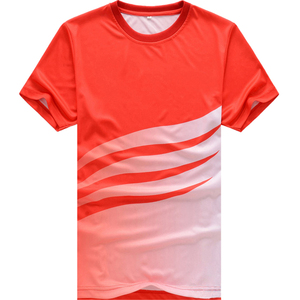 T-shirts vierges pour sublimation, impression couleur vive, transfert intégral, tissu unisexe à séchage rapide, pour usage décontracté ou sportif. - Product Image 1