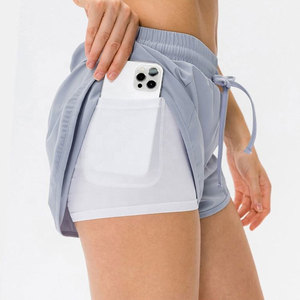 Shorts Deportivos para Mujer Wearpex, Transpirables, de Secado Rápido, 100% Poliéster, con Bolsillo Interior para Teléfono - Product Image 4