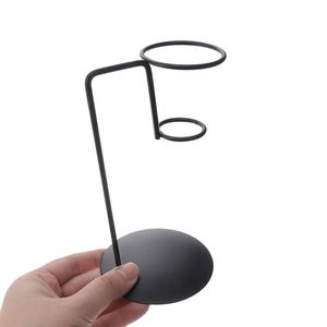 Support de rangement pour cornets de glace en métal au design fabuleux pour fêtes et mariages, couleur métal noir - Product Image 1