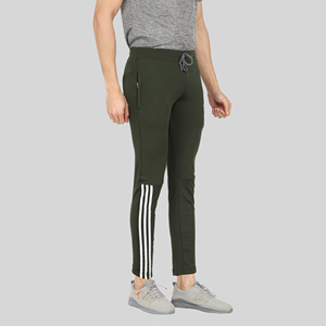 Pantalon de survêtement sport bleu quatre directions avec bande latérale, logo personnalisable, impression HD, délavage coloré, 100 % polyester, séchage rapide, tailles homme M/L/XL - Product Image 4