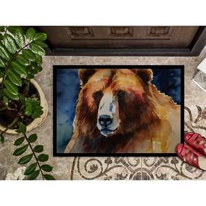 Felpudo de oso Kodiak, alfombra antideslizante, lavable, de pila baja, para entrada interior/exterior, 24H X 36W, alfombrilla para puerta Delantera - Product Image 3