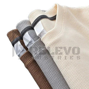 Camiseta Deportiva de Manga Larga de Doble Capa Personalizada al por Mayor, Tejido Waffle de Poliéster/Algodón, Secado Rápido y Transpirable para Hombre - Product Image 5