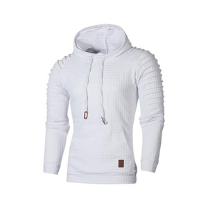 Sweat à capuche respirant, coupe-vent, imperméable, à séchage rapide, doublé, en tricot 100% polyester, imprimé en relief - Product Image 3