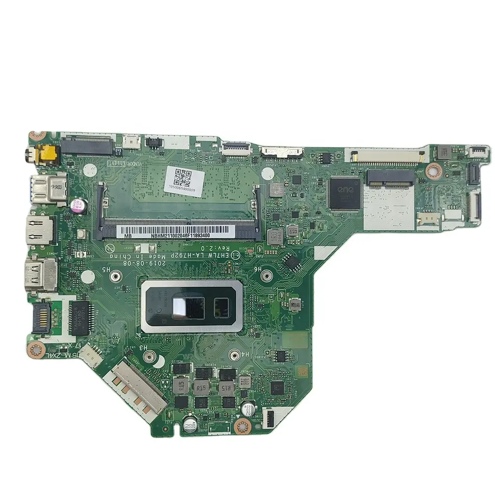 for ACER Aspire A315-54 Motherboard SRGKY I5-10210U CPU 1.60GHz 4G with NBHM211002 LA-H792P Laptop Motherboard