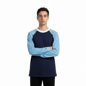Custom High Quality 100% Cotton <b>Raglan</b> Sportwear Women T Shirts Heavyweight Long Sleeve Shirt Fully Customised <b>Top</b> - Product Image 4