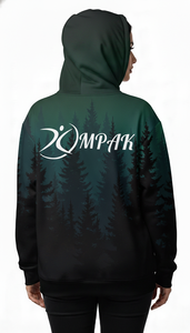 Sweat à capuche unisexe surdimensionné d'hiver contemporain avec broderie et impression par sublimation de qualité supérieure pour un streetwear tendance - Product Image 3