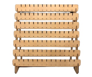 Wooden Display Stand for Shop – DIY Wood Display Rack for Retail & Product Showcase - Product Image 4