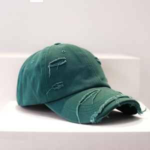 Custom Logo Vintage Washed Duckbill Baseball Cap Embroidered Common 100% Cotton Unisex with Metal Buckle - Product Image 5