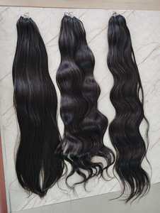Extensiones de Cabello Virgen Remy Indio de Una Sola Capa, 100g, Paquetes de Cabello para Crochet, Grado Superior, Ecológicas - Product Image 3