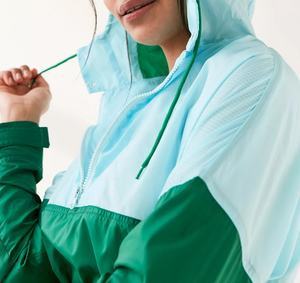 เสื้อแจ็กเก็ตกันลมผ้าไนลอนสำหรับผู้หญิงเสื้อแจ็คเก็ตสำหรับวิ่งกันลมไซส์ใหญ่พิเศษระบายอากาศได้ตามต้องการ - Product Image 4