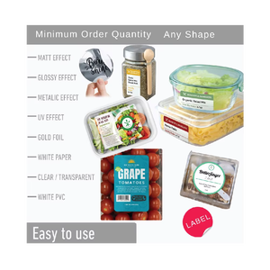 Étiquettes en vinyle PVC transparent, adhésives, imperméables, durables, imprimées numériquement, personnalisées, autocollants d'emballage pour marque, haute qualité - Product Image 1