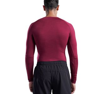Custom Mens Long Sleeve Compression Shirt Quick Dry Breathable Fitness Gym Workout Athletic Base Layer Training Top OEM - Product Image 5