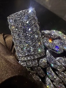 Cadena Cubana de Diamantes, Estilo Hip-Hop, Accesorios para Bodas y Fiestas, Suministro Directo de Fábrica, Disponible para Exportación - Product Image 2