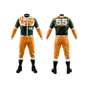 Cette tenue de baseball par sublimation, provenant d'une usine OEM, inclut un service professionnel pour les marques sportives haut de gamme. - Product Image 4