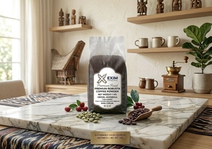 Café Robusta en Polvo Premium de Fábrica OEM, Sabor Exquisito, Café Espresso Tostado Oscuro de Indonesia, 1 kg, Origen Sostenible, Listo para Usar - Product Image 2