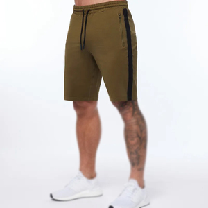 Pantalones Cortos Deportivos para Hombre, Talla Grande, Cintura Alta, Cierre de Cremallera, Mezcla de Poliéster/Algodón, Impermeables, de Secado Rápido, Transpirables, Casuales, para Fitness y Entrenamiento - Product Image 2