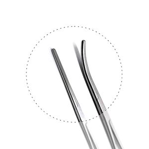 Pinzas Quirúrgicas Manuales de Grado Médico Aprobadas por CE ISO, Rectas y Curvas, de Acero Inoxidable, Instrumentos Quirúrgicos de Disección para UCI - Product Image 2