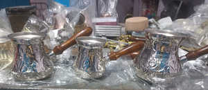 หม้อกาแฟตุรกีทองเหลืองขายส่ง คุณภาพสูง - Product Image 1