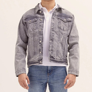 Wholesale <b>Mens</b> <b>Denim</b> <b>Jacket</b> with Custom Logo Perfect for Casual and Streetwear Styles High Quality <b>Mens</b> <b>Denim</b> <b>Jacket</b> - Product Image 4
