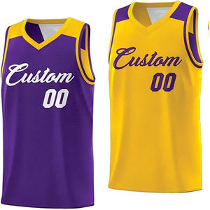 Uniforme de basket-ball haut de gamme en gros, ensemble personnalisé de maillot et short de basket-ball pour hommes, haute qualité, respirant - Product Image 1