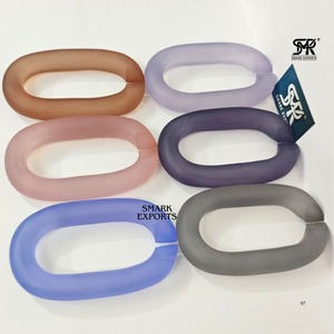 Acrylic Chain Link <b>Wall</b> Hanging Luxury Decorative Accent for Contemporary Living Room Home Office Interior Modern Resin Crafts - Product Image 3