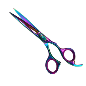 Ciseaux de coiffure professionnels en acier inoxydable de haute qualité, à bord tranchant et pointe arrondie, outil de beauté professionnel - Product Image 1