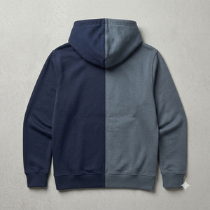 Sweat-shirt à capuche zippé pour homme, couleur unie, en polaire, coupe classique, pour l'automne, confortable - Product Image 4