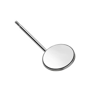 Miroir buccal à surface plane n° 3 en acier inoxydable, tête de rechange pour diagnostic dentaire 20 mm, têtes de rechange pour miroir dentaire, vente en gros - Product Image 4