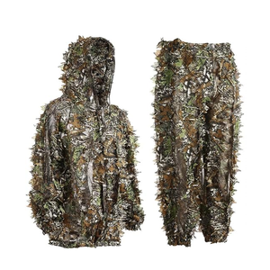 <b>Men's</b> <b>Camo</b> Hunting Suit Full Sleeve Windproof Soft Shell Zipper Design Outdoor Autumn Wear - Product Image 2