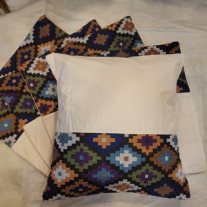 Housse de coussin carrée moderne tuftée lavable en polyester/coton, style hôtelier, avec pompons, 45x45cm, tissée à la main, style bohème - Product Image 5