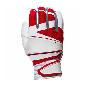 Guantes de Bateo de Béisbol Profesionales para Hombre, de Cuero Acolchado, de la Mejor Calidad, con Cierre de Gancho y Bucle Ambidiestro, Personalizables, Venta al Por Mayor - Product Image 5