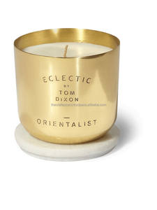 Contenedor de velas de latón personalizado al por mayor, tarros perfumados de cera de soja vacíos de lujo, fabricación de velas de Navidad a granel, recipiente, vela de cristal - Product Image 4