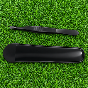 Pince à épiler professionnelle incurvée et inclinée de haute qualité pour la mise en forme des sourcils, couleur et logo personnalisés, 100 % acier inoxydable, vente en gros - Product Image 4