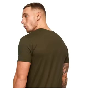Mens Cotton T Shirt Comfortable Daily Wear Supplier Cotton Tee Men Plain Casual Apparel Manufacturer Men Cotton T Shirt - Product Image 5